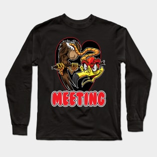 Ready for your Meeting Buzzard Long Sleeve T-Shirt